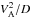 \hbox{$V_{\rm A}^2/D$}