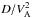 \hbox{$D/V_{\rm A}^2$}