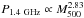 \hbox{$P_{\rm{1.4~GHz}} \propto M_{500}^{2.83}$}