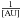 \hbox{$\frac{1}{\rm[AU]}$}