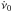\hbox{$\dot \nu_0$}