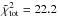 \hbox{$\tilde{\chi}_{\rm tot}^2=22.2$}