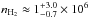 \hbox{$n_{{\rm H}_2}\approx 1^{+3.0}_{-0.7}\times10^6$}