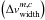 \hbox{$\left(\Delta v_{\rm width}^{m,c}\right)$}
