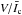 \hbox{$V/\bar{I}_{\rm c}$}
