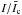\hbox{$I/\bar{I}_{\rm c}$}