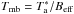 \hbox{$T_{\rm mb}=T_{\rm a}^{*}/B_{\rm eff}$}