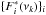 \hbox{$\{F^*_i(\nu_k)\}_i$}