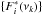 \hbox{$\{F_i^*(\nu_k)\}$}