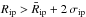 \hbox{$R_\mathrm{ip} > \bar{R}_\mathrm{ip} + 2\,\sigma_\mathrm{ip}$}
