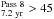 \hbox{$^{\rm Pass \ 8}_{\rm 7.2 \ yr}>45$}