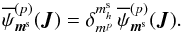 \begin{equation} \opsi^{(p)}_{\bm{m}^{\rm s}} (\bm{J}) = \delta_{m^{p}}^{m_{h}^{\rm s}} \, \opsi^{(p)}_{\bm{m}^{\rm s}} (\bm{J}) . \label{symmetry_psi_p_3D} \end{equation}