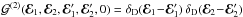 \hbox{${ \mathcal{G}^{(2)} (\bR_{1} , \bR_{2} , \bR_{1}' , \bR_{2}' , 0) = \delta_{\rm D} (\bR_{1} \!-\! \bR_{1}') \, \delta_{\rm D} (\bR_{2} \!-\! \bR_{2}') }$}