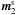 \hbox{$\bm{m}_{2}^{\rm s}$}