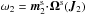 \hbox{${ \omega_{2} = \bm{m}_{2}^{\rm s} \!\cdot\! \bm{\Omega}^{\rm s} (\bm{J}_{2}) }$}