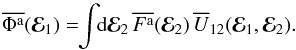 \appendix \setcounter{section}{2} \begin{equation} \oPa (\bR_{1}) = \!\! \int \!\! \rd \bR_{2} \, \oFa (\bR_{2}) \, \oU_{12} (\bR_{1} , \bR_{2}). \label{definition_Phi_self_multi} \end{equation}