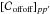 \hbox{$[\Coffoff ]_{pp'}$}