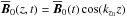 \hbox{$\Bo(z,t)=\Bo(t)\cos(k_{z_0}z)$}
