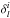 \hbox{$\delta_l^i$}
