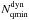 \hbox{$N_{\rm qmin}^{\rm dyn}$}