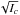 \hbox{$\sqrt{I_{c}}$}