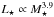 \hbox{$L_\star \propto M_\star^{3.9}$}