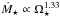 \hbox{$\dot{M}_\star \propto \Omega_\star^{1.33}$}