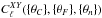 \hbox{$C^{XY}_\ell(\{\theta_C\}, \{\theta_F\}, \{\theta_n\})$}