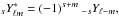 \hbox{$_{s} Y^{*}_{\ell m} = (-1)^{s+m}\ _{-s} Y_{\ell -m},$}