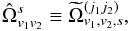 \appendix \setcounter{section}{5} \begin{equation} \pO_{v_1v_2} \equiv \tOmega_{v_1,v_2,s}^{(j_1j_2)}, \label{eq:def_Omega_hat} \end{equation}