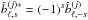 \hbox{$\hatb_{\ell,s}^{(j)*} = (-1)^s \hatb_{\ell,-s}^{(j)}$}