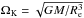 \hbox{$\Omega_{\rm K}=\sqrt{GM/R_{\rm e}^3}$}