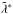 \hbox{$\tilde\lambda^*$}