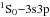 \hbox{${}^1\text{S}_0{-} 3\text{s}3\text{p}$}