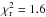 \hbox{$\chi^2_{\rm r} = 1.6$}
