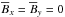 \hbox{$\meanB_x=\meanB_y=0$}