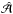 \hbox{$\hat{\cal A}$}