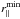 \hbox{$r_\parallel^{\rm min}$}
