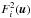 \hbox{$F_i^2(\vec{u})$}