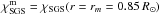 \hbox{$\chiSGSm=\chiSGS(r=r_m=0.85\,R_\odot)$}