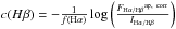 \hbox{$ c(H\beta)=-\tfrac{1}{f({\rm H\alpha})}\log{\left(\tfrac{{F_{{\rm H\alpha/H\beta}}}^{\rm ap,\ corr}}{I_{{\rm H\alpha/H\beta}}}\right)}$}