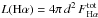 \hbox{$ L( {\rm H\alpha})=4\pi\,d^2\,F_{{\rm H\alpha}}^{\rm tot}$}