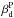 \hbox{$\beta^{\rm P}_{\rm d}$}