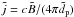\hbox{${\tilde j}=c {\tilde B}/(4\pi {\tilde d}_{\rm p})$}