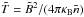 \hbox{${\tilde T}={\tilde B}^2/(4\pi \kappa_{\rm B} {\tilde n})$}