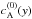 \hbox{$c^{(0)}_{\rm A} (y)$}