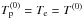 \hbox{$T_{\rm p}^{(0)}=T_{\rm e}=T^{(0)}$}
