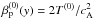 \hbox{$\beta_{\rm p}^{(0)}(y)=2T^{(0)}/c_{\rm A}^2$}