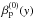 \hbox{$\beta_{\rm p}^{(0)}(y)$}