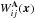 \hbox{$W^{\A}_{ij}(\x)$}
